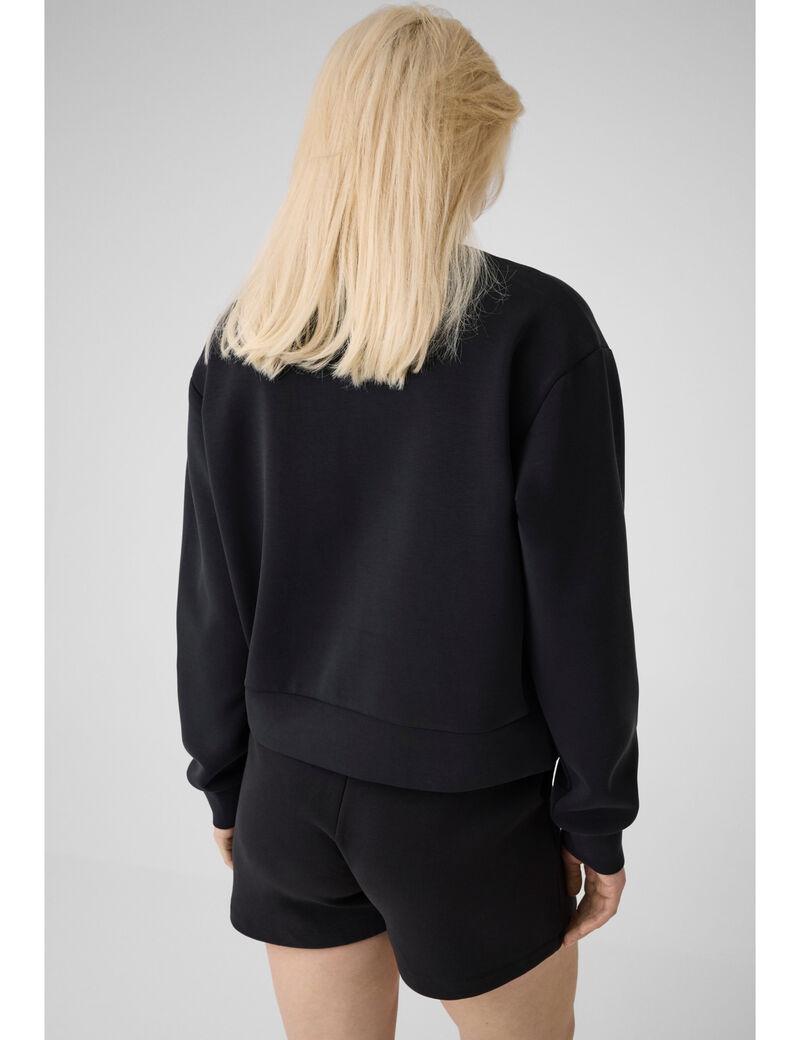 High neck sweatshirt
