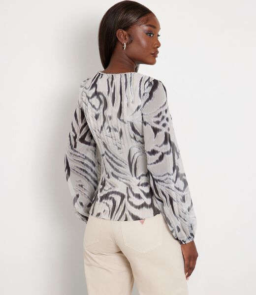 Zebra print blouse