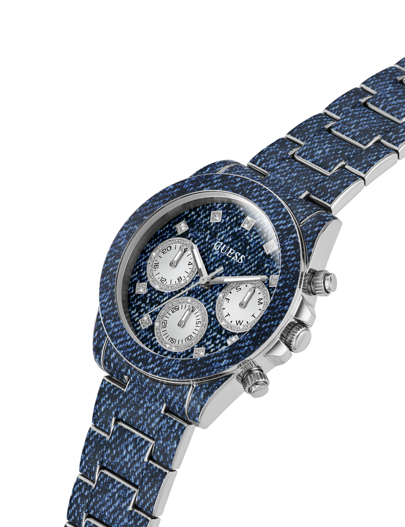 Ladies Blue Multi-function Watch