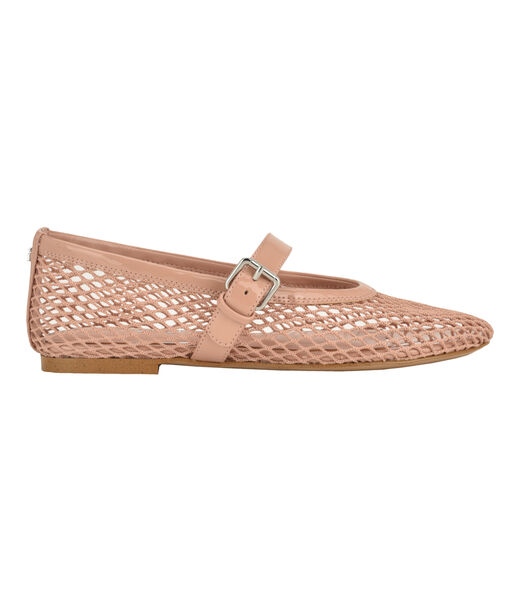 Paxey Mesh MaryJane Flat with Hook and Loop Closure