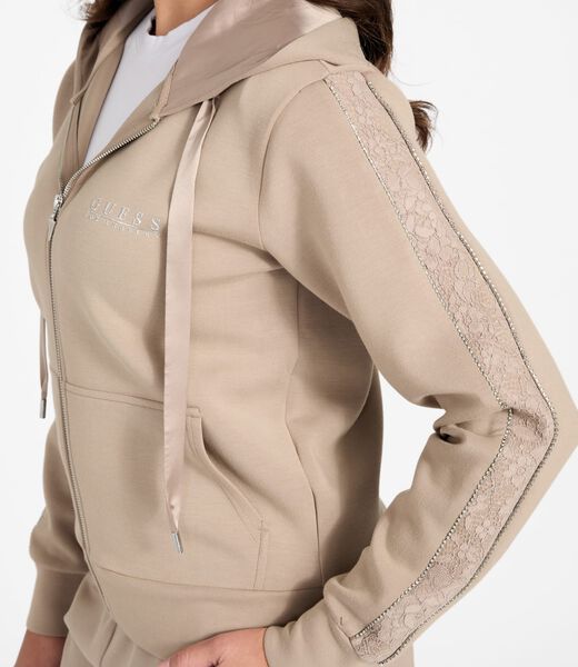 Scuba sweatshirt with hoodie