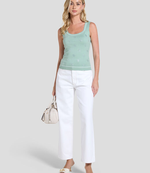 Rhinestones Tank Top