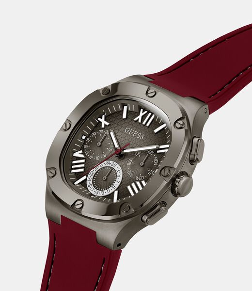 Multi-function silicone watch