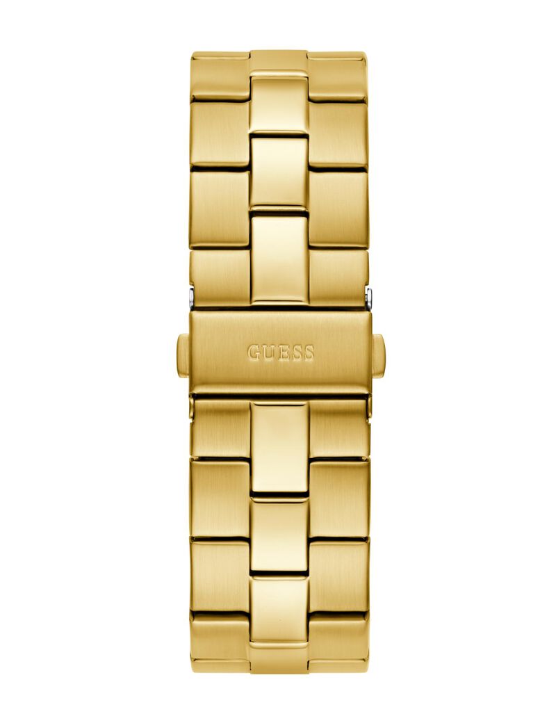Mens Gold Tone Analog Watch