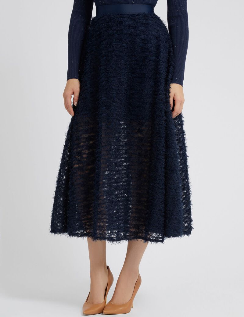 Tulleâ Rouches Long Skirt