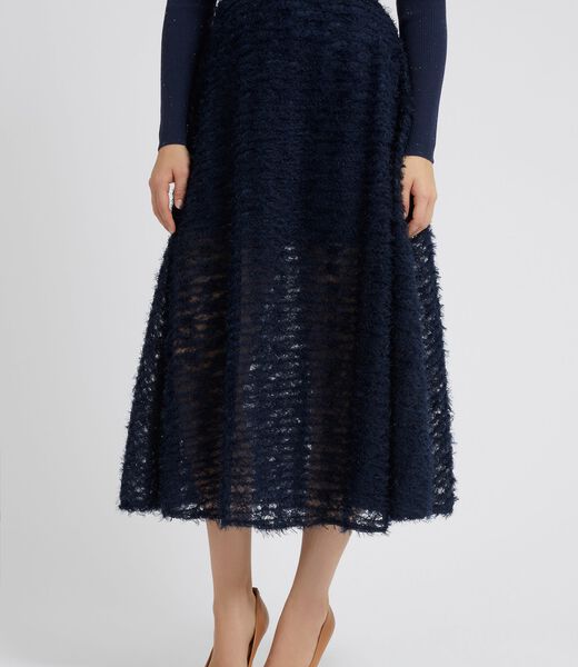 Tulleâ Rouches Long Skirt