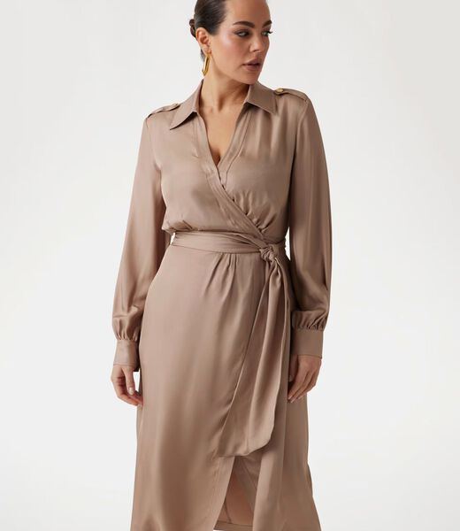 Marciano wrap midi dress