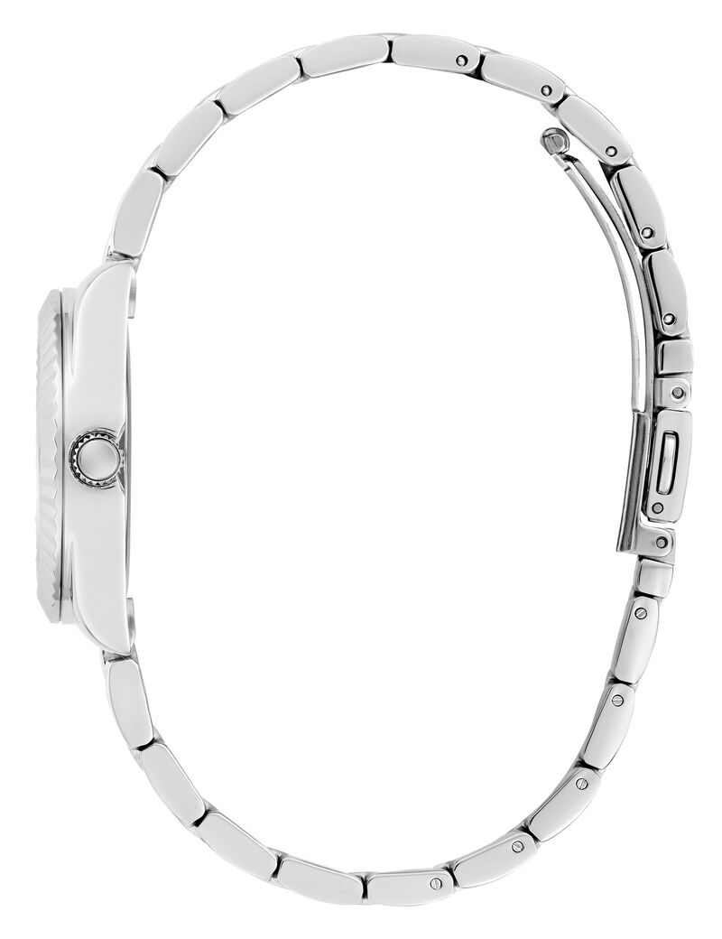 Stainless steel analogue watch