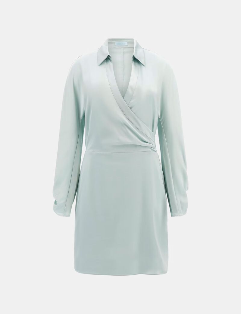 Wrap up mini dress