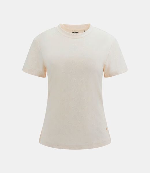 تيشيرت بطبعة شعار 4G والفاوانيا