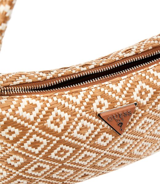 Rianee raffia shoulder bag