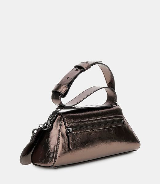 Bolena laminated mini shoulder bag