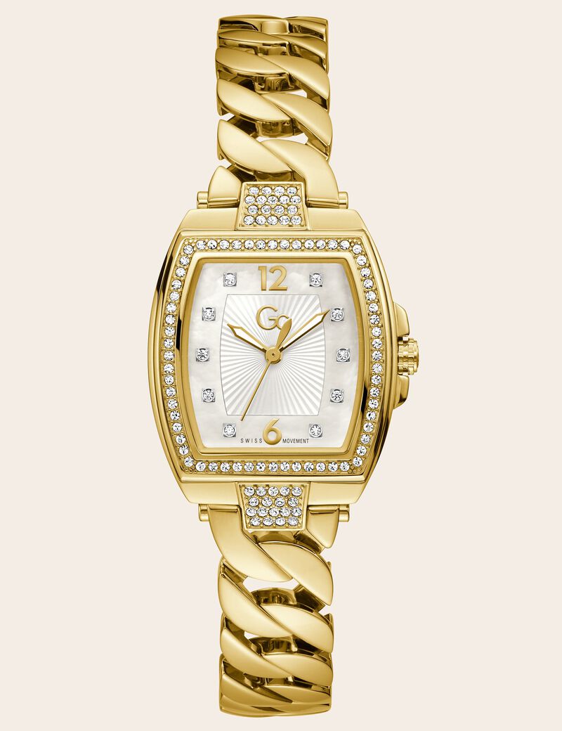 Gc steel analogue watch