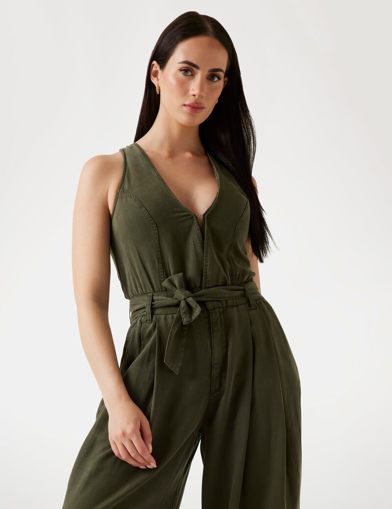 Twill jumpsuit
