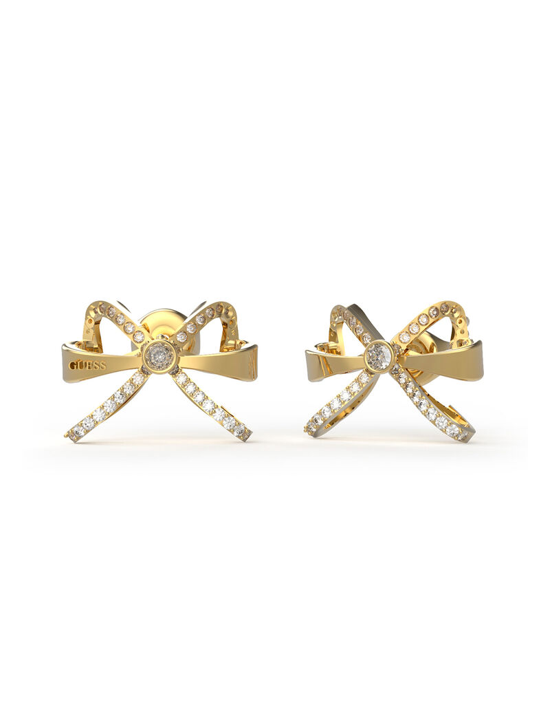 Lady Er 16Mm Bow Studs Yellow Gold Apr'2022