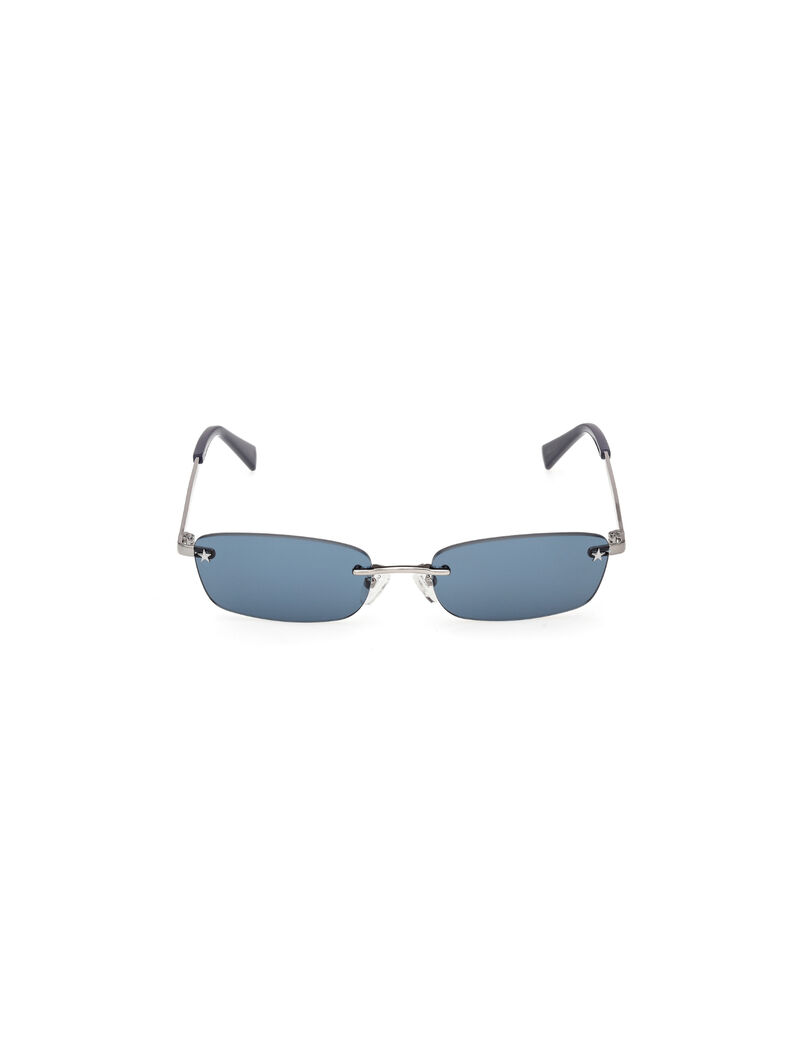 Rectangle metal sunglasses