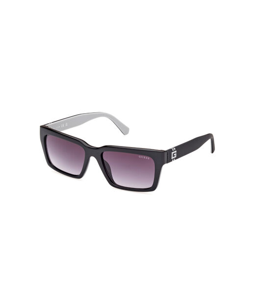 Injected Sun Glasses M Shiny Black Gradient Smoke
