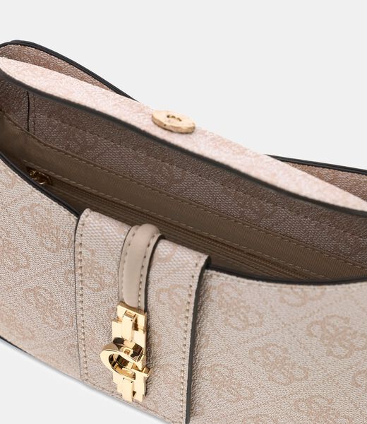 guess yvonne logo mini shoulder bag