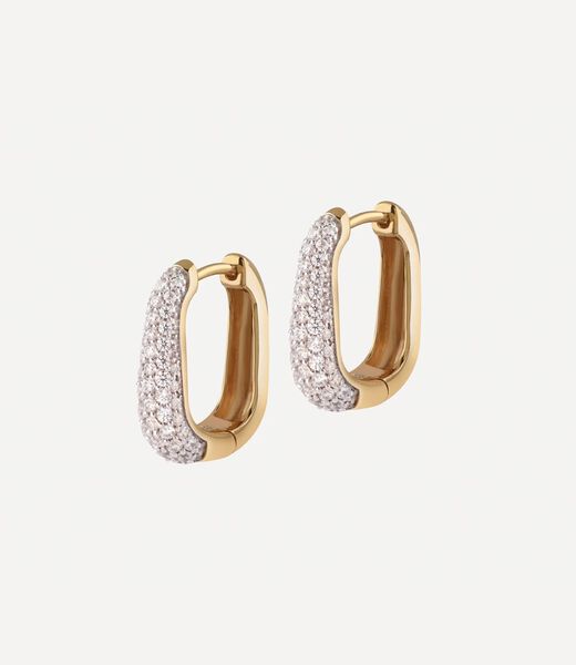 17Mm Nuances Full Pave Huggies