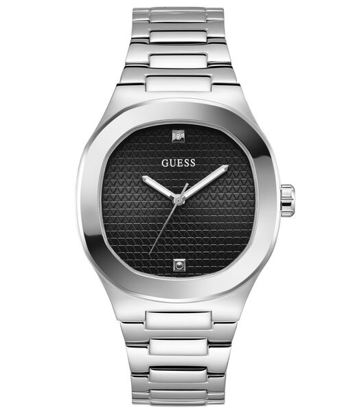 Stainless steel analogue watch