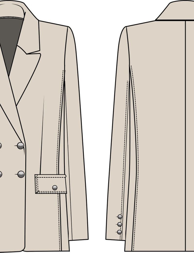Fiona double breast blazer
