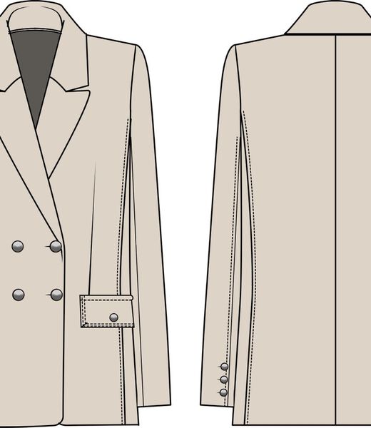 Fiona double breast blazer