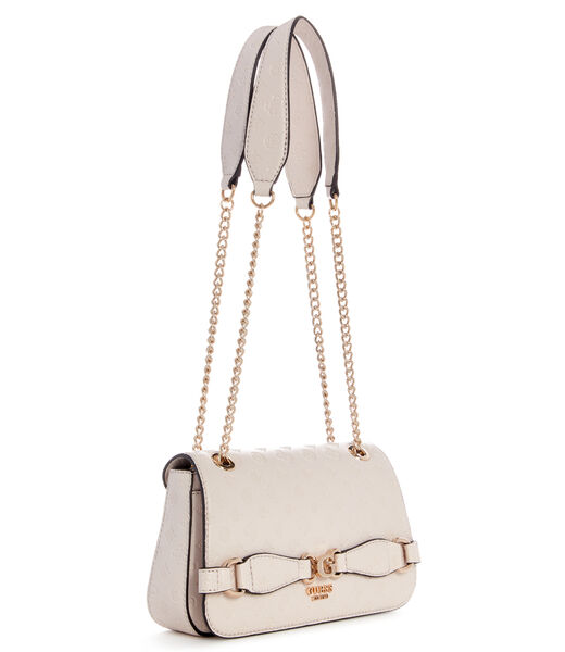Arlena logo convertible crossbody flap