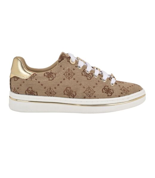 Lace Up Round Toe Sneaker with Charms