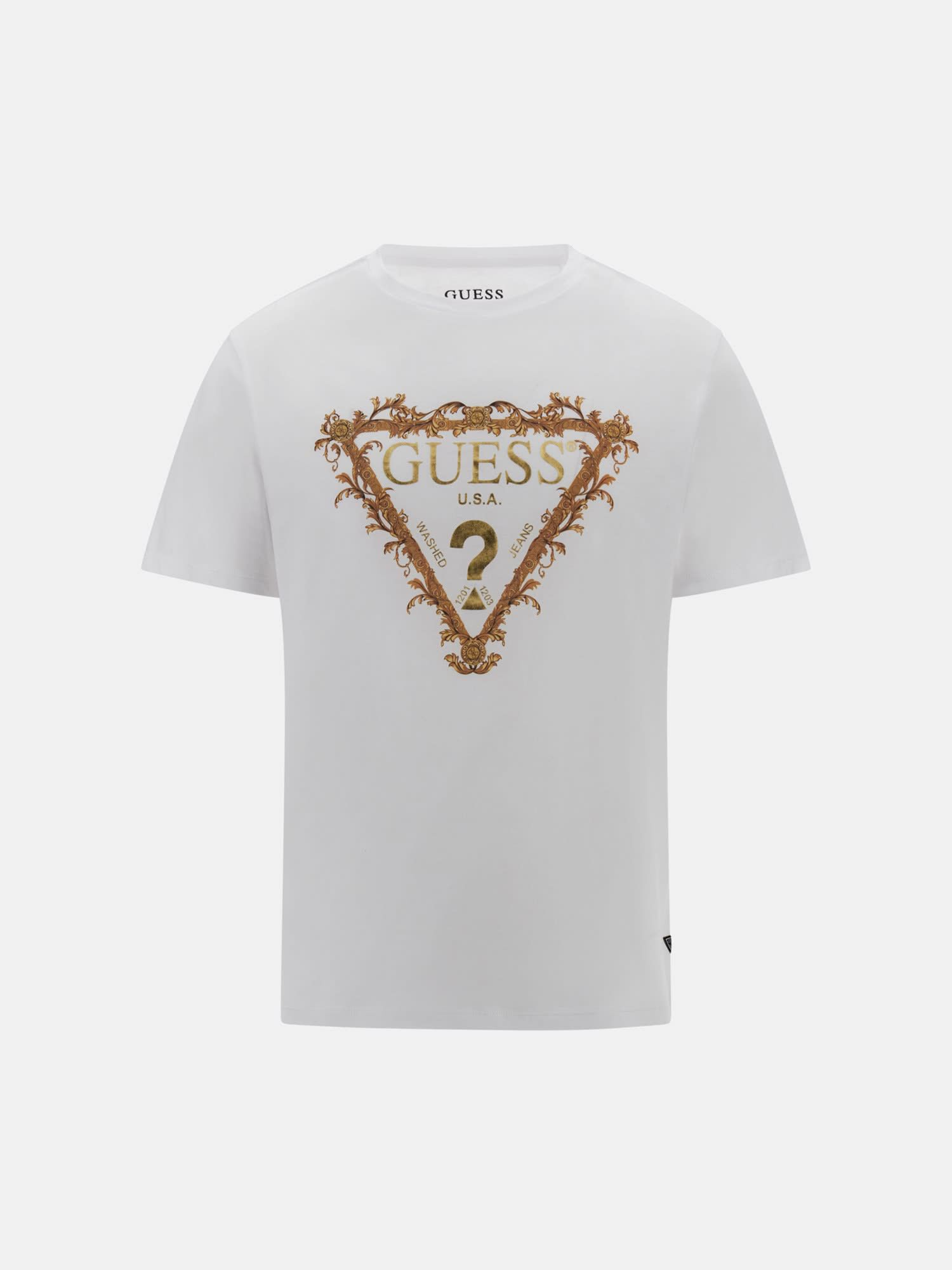 Guess t shirt gold outlet