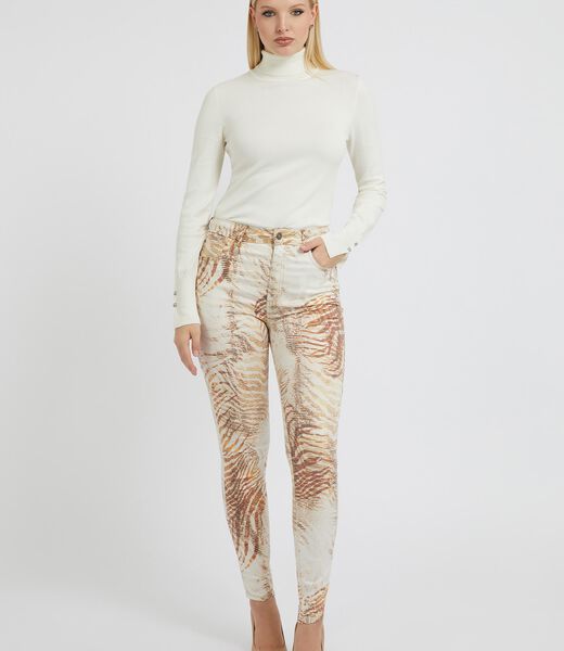 All Over Print Skinny Fit Denim Pant