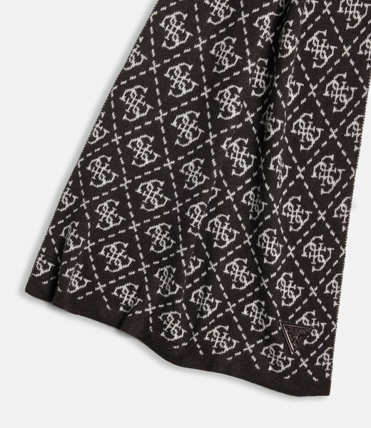 Silk-blend 4G logo scarf